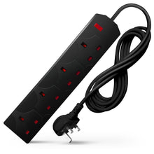 Best Electric Extension Lead - 4 Gang, 3 Pin Cable with UK Plug