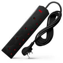 Best Electric Extension Lead - 4 Gang, 3 Pin Cable with UK Plug